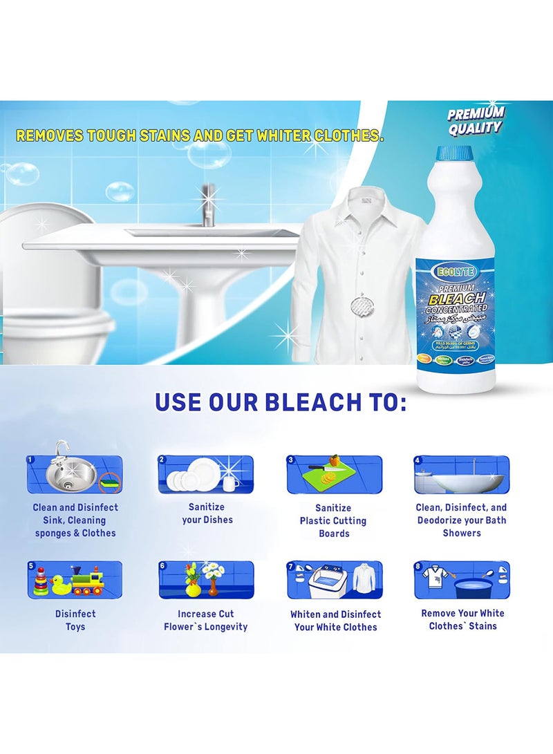 ECOLYTE+ Premium Concentrated Bleach - 1 Liter - Image 5